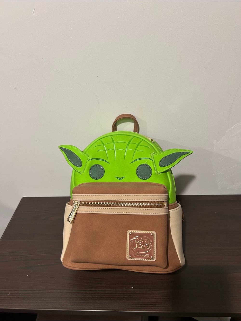 Disney Pop Yoda Loungefly Green and Brown